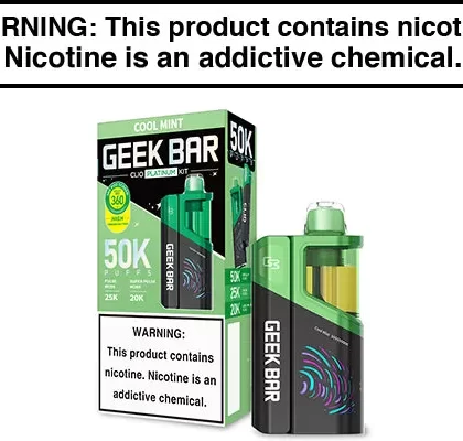 GEEK BAR CLIO PLATINUM DISPOSABLE VAPE KIT – 50,000 PUFFS