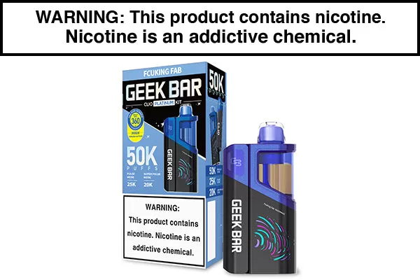 GEEK BAR CLIO PLATINUM DISPOSABLE VAPE KIT – 50,000 PUFFS - Image 3