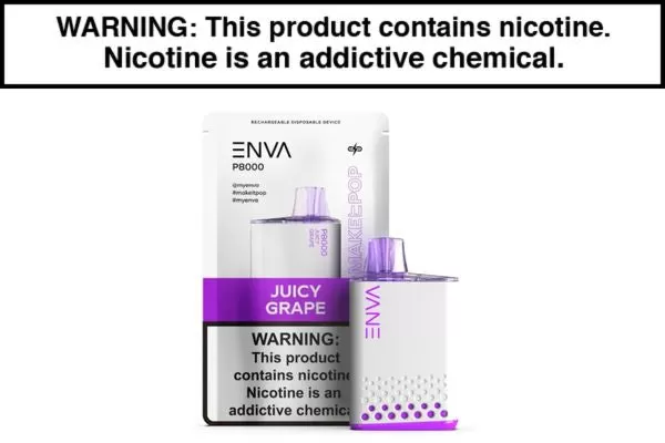 ENVA P8000 DISPOSABLE VAPE – 8000 PUFFS - Image 2