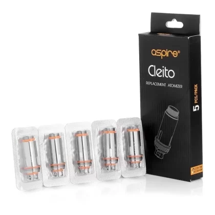 Aspire Cleito Coils 0.2/0.27/0.4 ohm Replacement Coils Aspire K4 5-Pack
