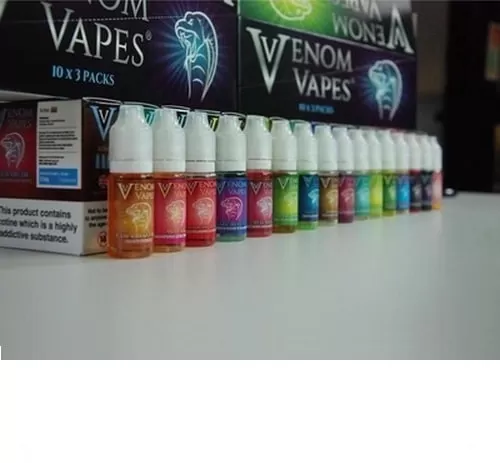 6X Venom Vapes (The Cheapest) – All Flavours – 80VG – 10ml TPD