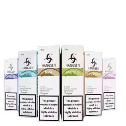 -5x Hangsen E Liquid 10ml – All Flavours – 10ml TPD
