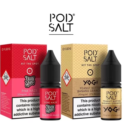 -5 Pod Salt Nic Salt E Liquids 10ml – All Flavours – TPD