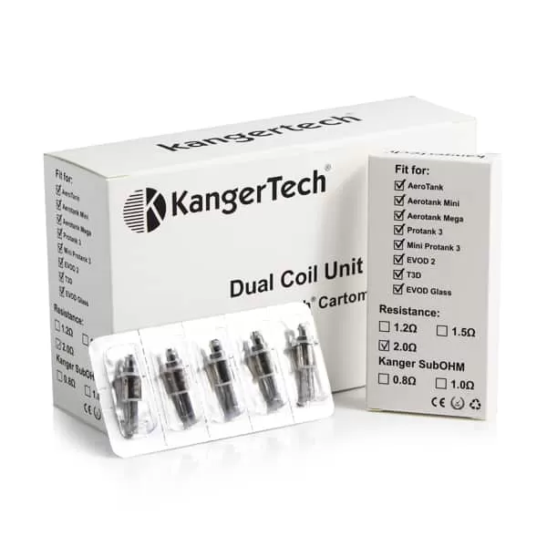 KangerTech Dual Coil Protank 3 AeroTank EVOD2 – 1.8 oHm