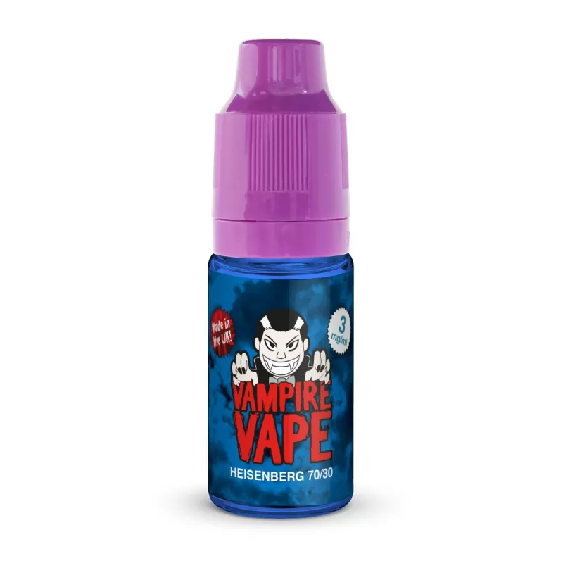 Heisenberg 70/30 – High VG – Vampire Vape Premium E-Liquid – 10ml – TPD