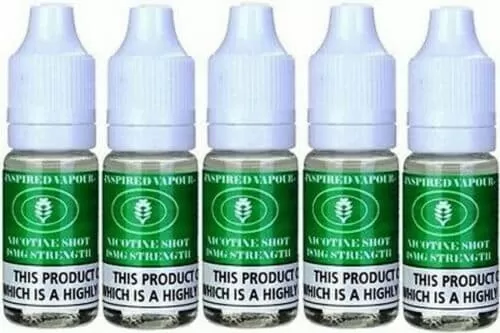 Inspired Vapour Nic Shots 18mg – High VG Nicotine Booster- UK Made - Image 2