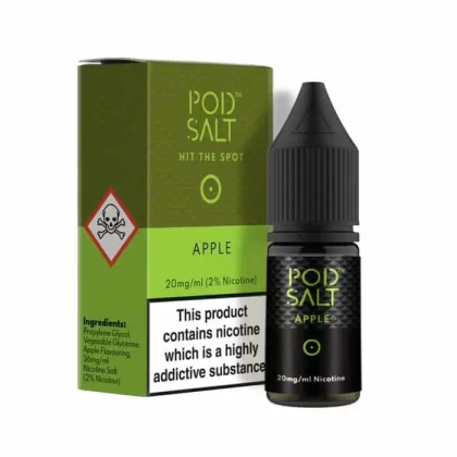Apple – Pod Salt Nicotine Salt E Liquid – 10ml – TPD