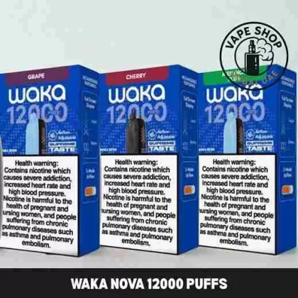 Waka Nova 12000 Puffs 18mg Disposable Vape Buy in Dubai