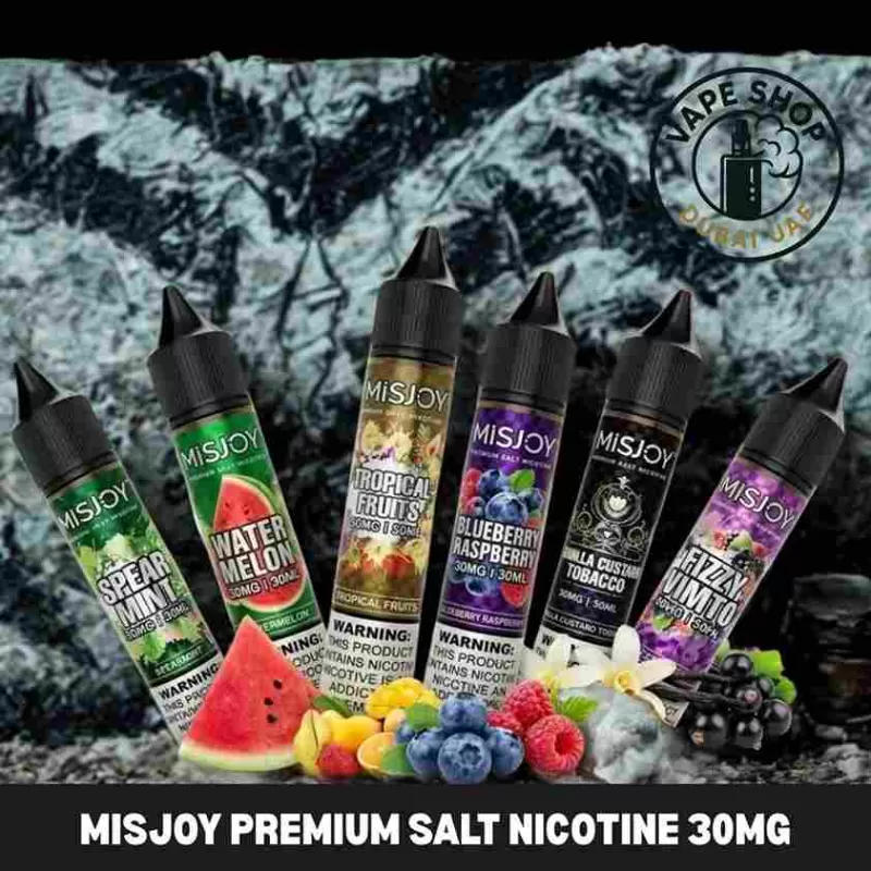 Misjoy premium salt nicotine 30mg 30mg liquid USA brand Buy in Dubai