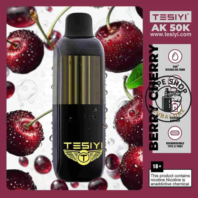 TESIYI AK 50000 Puffs Disposable Vape 50mg Buy in Dubai - Image 2