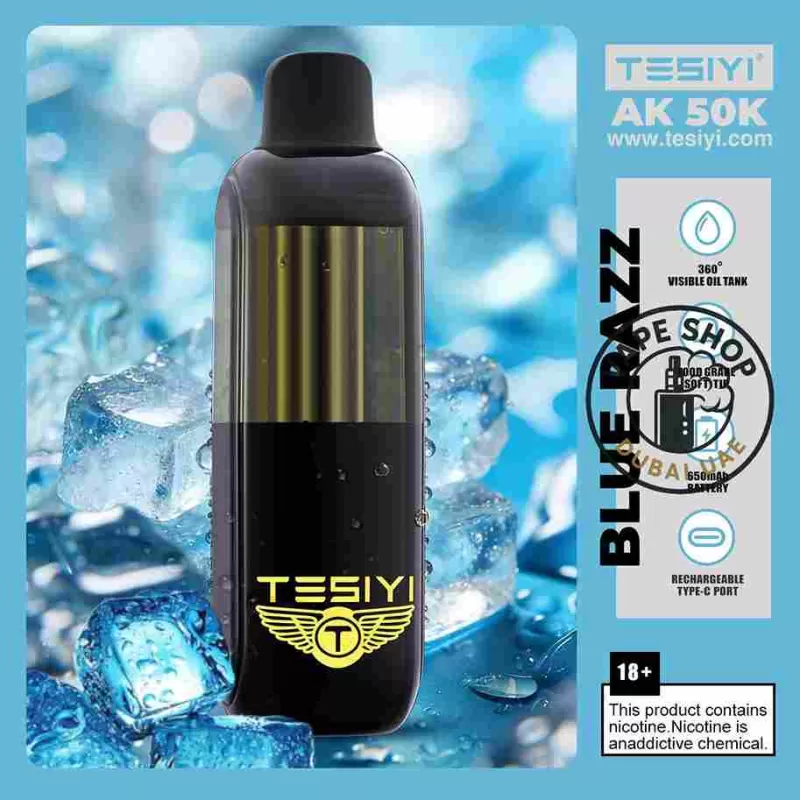 TESIYI AK 50000 Puffs Disposable Vape 50mg Buy in Dubai - Image 3