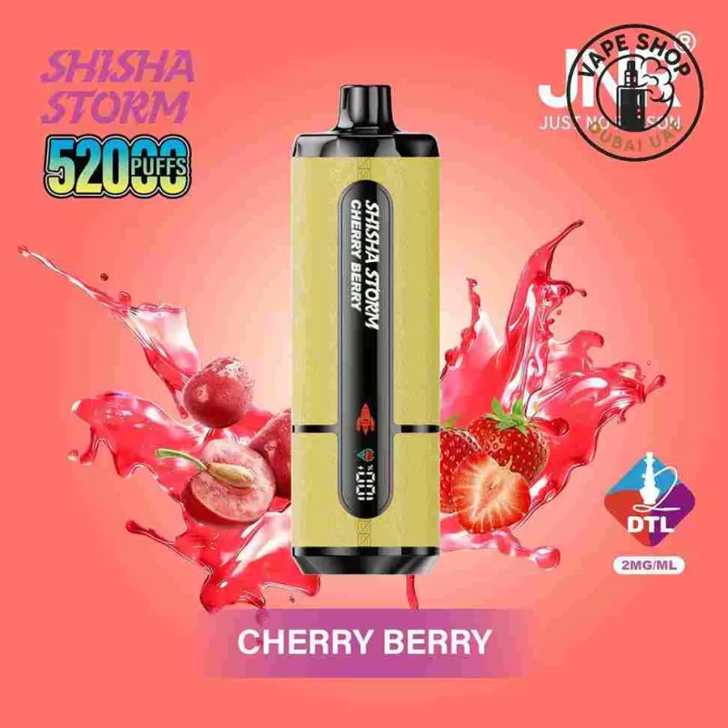 JNR Shisha Storm 52000 Puffs Disposable Vape 2% DTL Buy in Dubai - Image 2