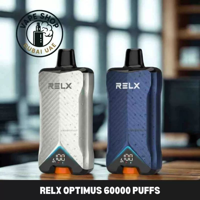 RELX Optimus 60000 Puffs Disposable Vape 50mg in the UAE