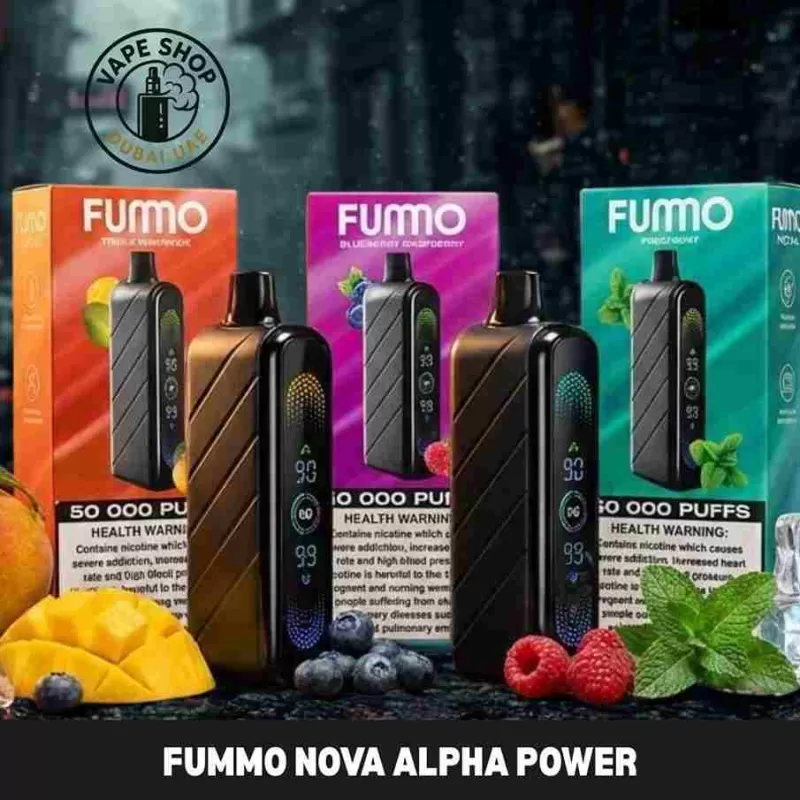 Fummo Nova Alpha Power 50000 Puffs 20MG nicotine Buy in Dubai