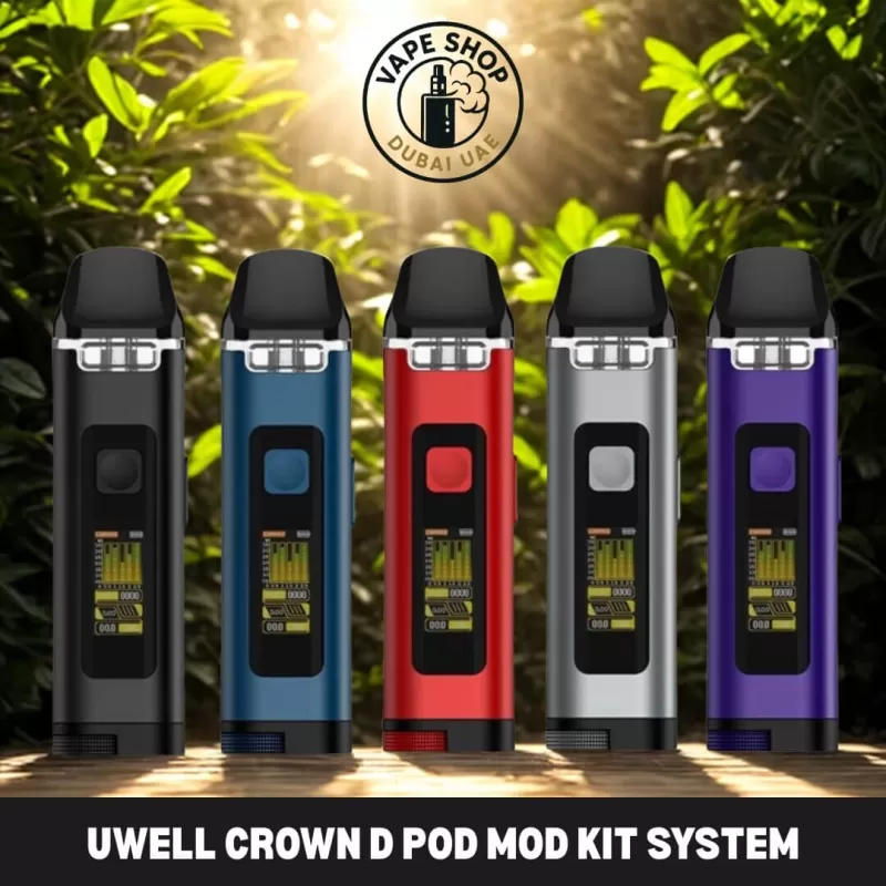 Uwell Crown D Pod Mod Kit System 1100mah 3ml In UAE Dubai