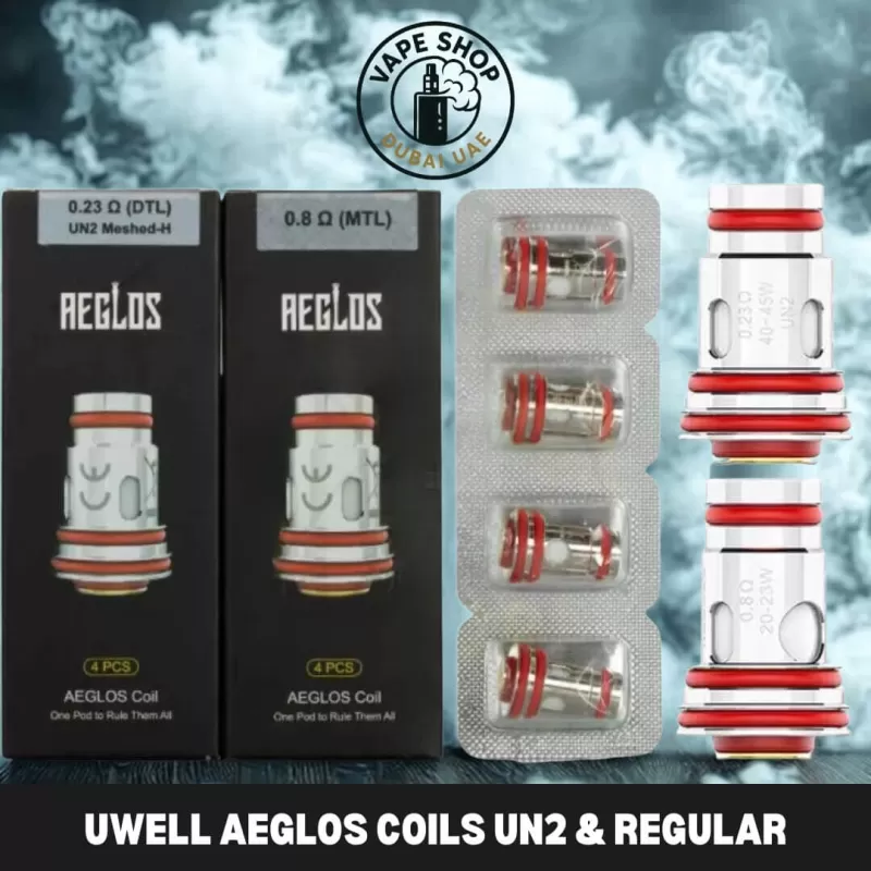 UWELL AEGLOS Coils UN2 & Regular Replacement Pod Coils in Dubai, UAE