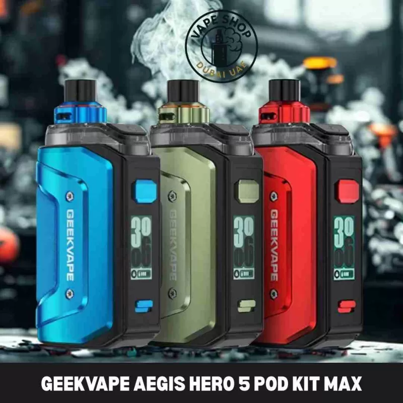 Geek Vape Aegis Hero 5 Pod Kit Max 50W 2000mAh Buy in Dubai