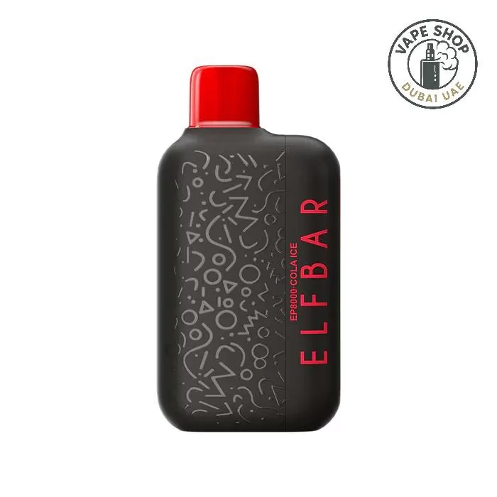 Elfbar ep 8000 puffs 5% (50mg) none rechargeable Disposable Vape Buy in Dubai - Image 3