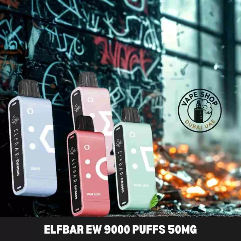 Elfbar ew 9000 puffs 50mg nicotine pods without battery pack Buy in Dubai