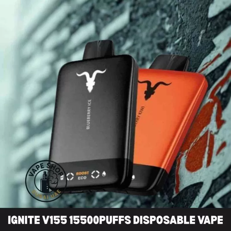 IGNITE V155 15500 puffs Disposable Vape Ultra Slim Pod Kit Buy in Dubai