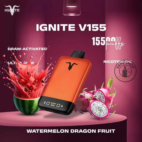 IGNITE V155 15500 puffs Disposable Vape Ultra Slim Pod Kit Buy in Dubai - Image 2