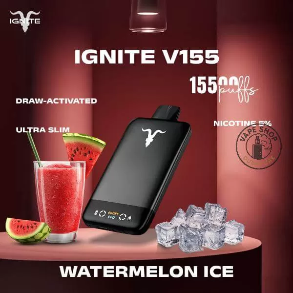 IGNITE V155 15500 puffs Disposable Vape Ultra Slim Pod Kit Buy in Dubai - Image 3