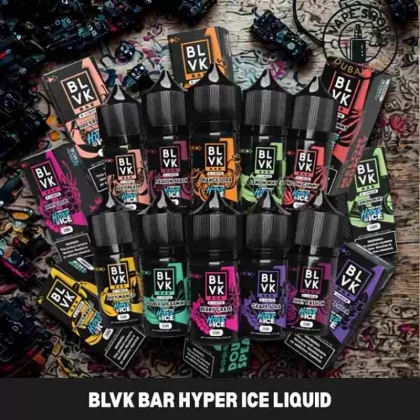 Blvk bar hyper ice liquid 35mg and 50mg nicotine buy in Dubai