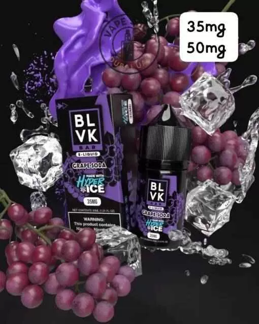 Blvk bar hyper ice liquid 35mg and 50mg nicotine buy in Dubai - Image 3