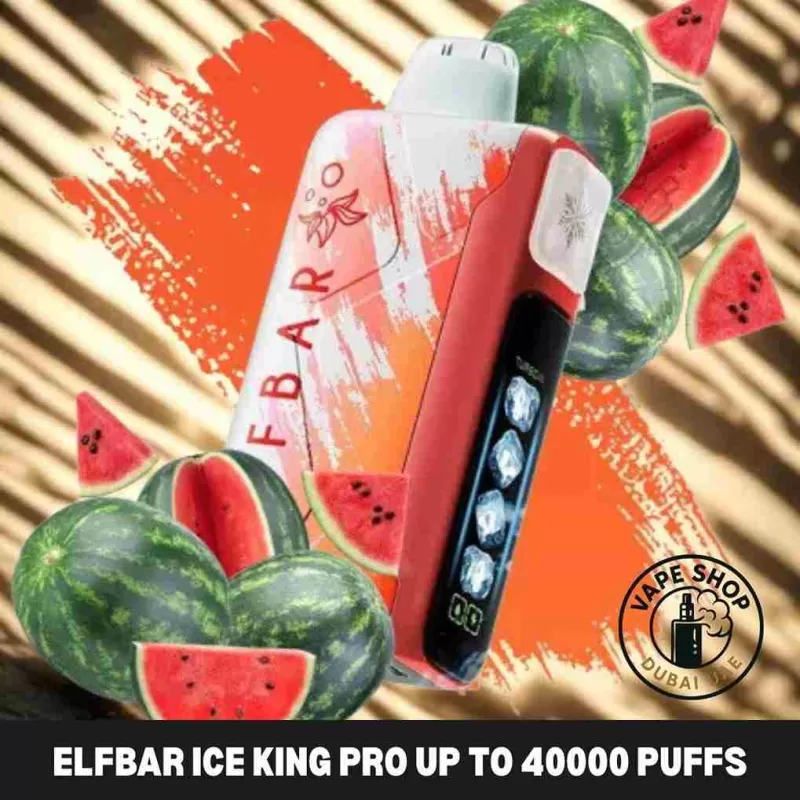 Elfbar ice king pro up to 40000 puffs 50mg nicotine ice control Disposable Vape Buy in Dubai