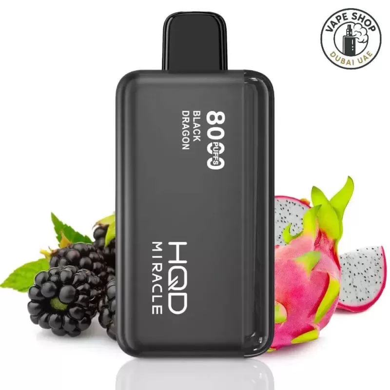 Hqd miracle 8000 puffs zero nicotine (0%) Disposable Vape Buy in Dubai - Image 2