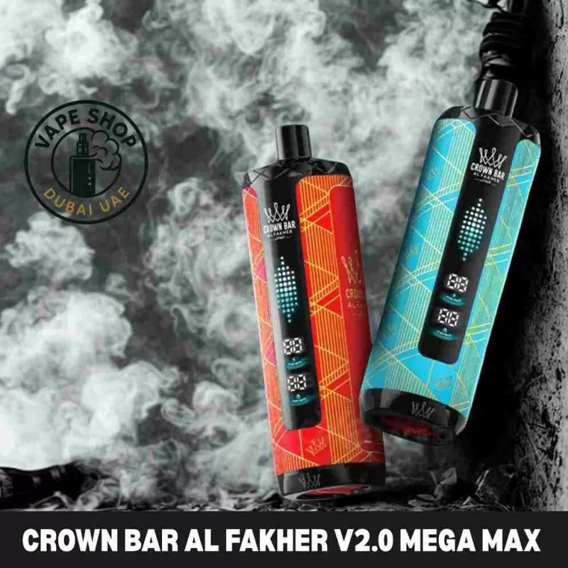 Crown Bar Al Fakher v2.0 Mega Max 0.6mg nicotine 40000 puffs Buy in Dubai