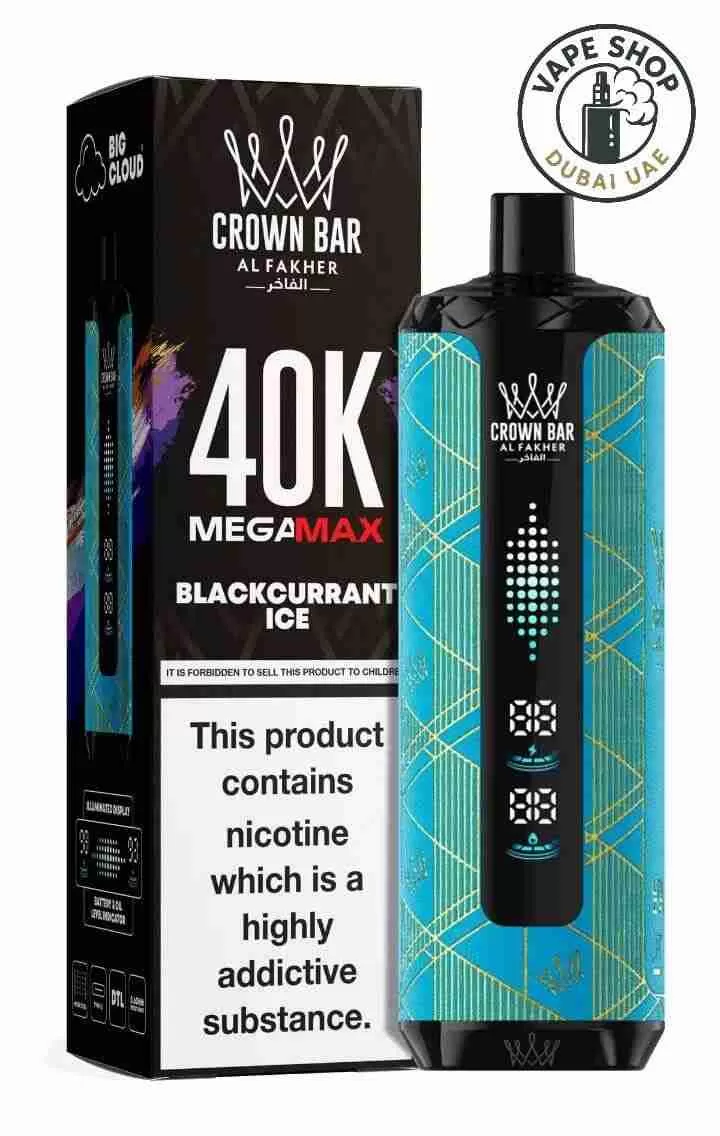 Crown Bar Al Fakher v2.0 Mega Max 0.6mg nicotine 40000 puffs Buy in Dubai - Image 3