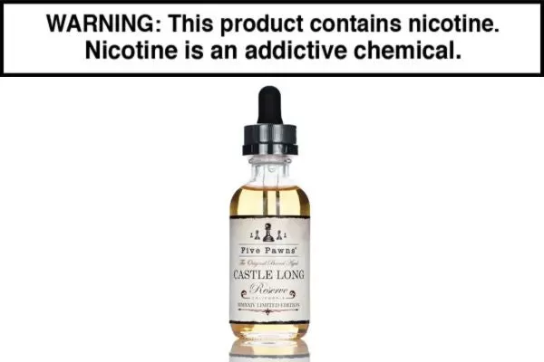 Castle Long Reserve By Five Pawns E-Liquid 60ml - Image 2