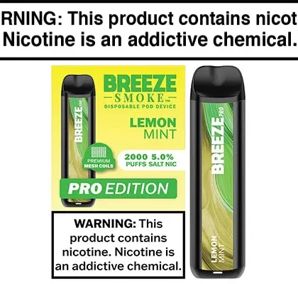 BREEZE SMOKE PRO DISPOSABLE VAPE – 2000 PUFFS