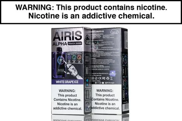 AIRIS ALPHA TOUCH 20K DISPOSABLE VAPE – 20,000 PUFFS