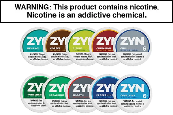 ZYN NICOTINE POUCHES 5-PACK