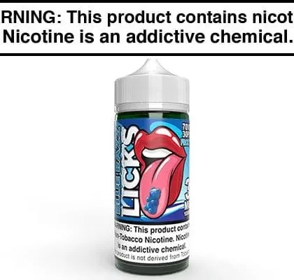 YUMMI BLUE RASPBERRY FROZTY BY JUICE ROLL UPZ LICKS 100ML