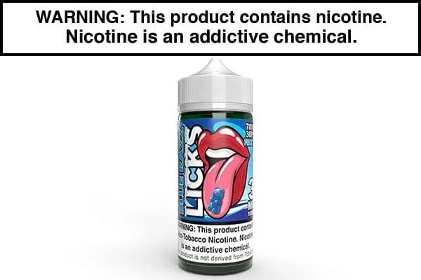 YUMMI BLUE RASPBERRY FROZTY BY JUICE ROLL UPZ LICKS 100ML
