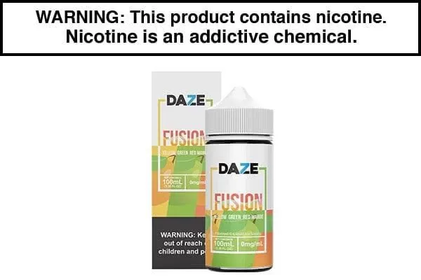 YELLOW GREEN RED MANGO BY 7 DAZE FUSION 100ML