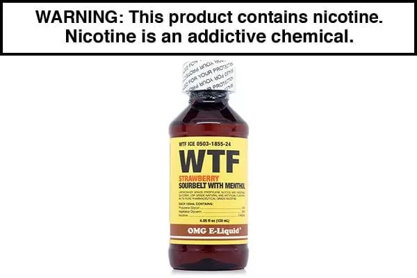 WTF ICE BY OMG E LIQUID 100ML/120ML