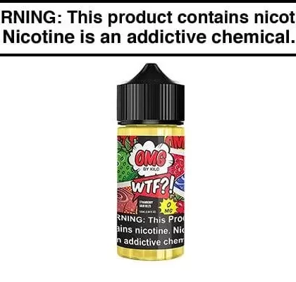 WTF BY OMG E LIQUID 100ML/120ML