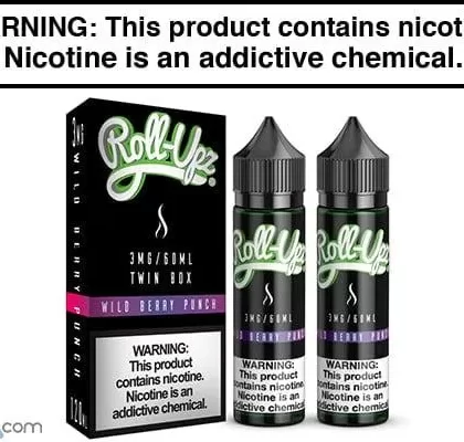 WILD BERRY PUNCH TWIN PACK BY JUICE ROLL UPZ 120ML