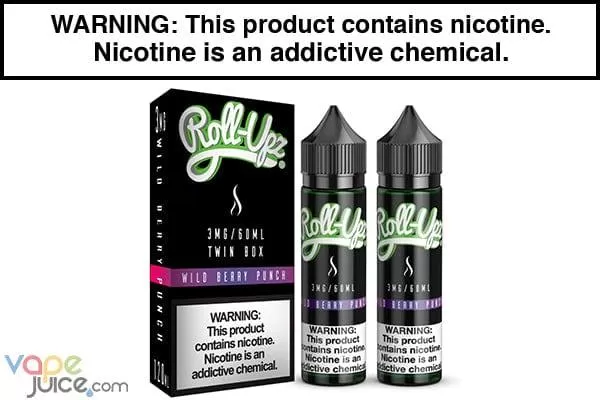 WILD BERRY PUNCH TWIN PACK BY JUICE ROLL UPZ 120ML