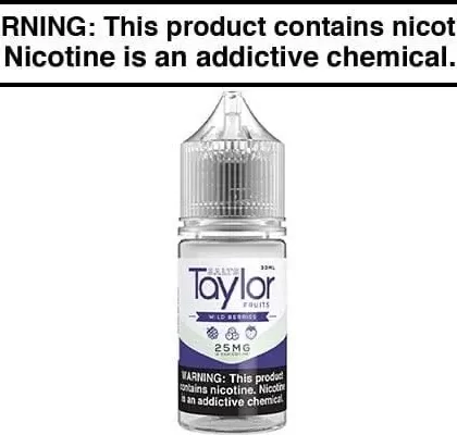 WILD BERRIES BY TAYLOR SALTS 30ML