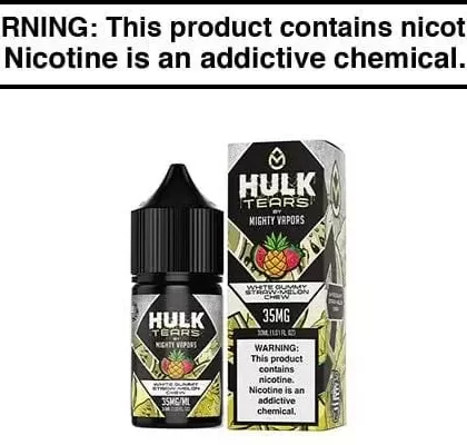 WHITE GUMMY BY HULK TEARS SALT 30ML