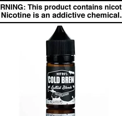 WHITE CHOCOLATE MOCHA BY NITRO’S COLD BREW SALTS 30ML