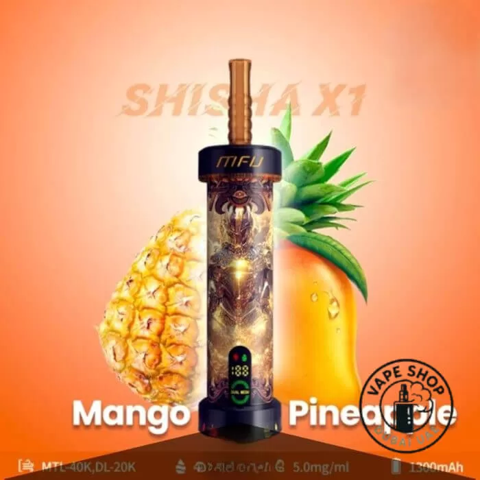 MFU SHISHA X1 40000 Puffs Hookah Disposable Vape In DUBAI - Image 3