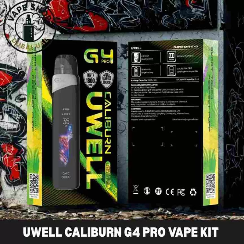 Uwell Caliburn G4 Pro Vape Kit 1800mAh 35W in Dubai UAE