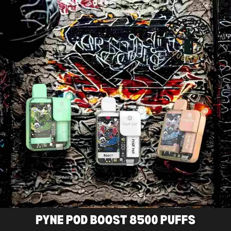 Pyne Pod Boost 8500 Puffs 5% Nicotine Rechargeable Vape Buy in Dubai UAE