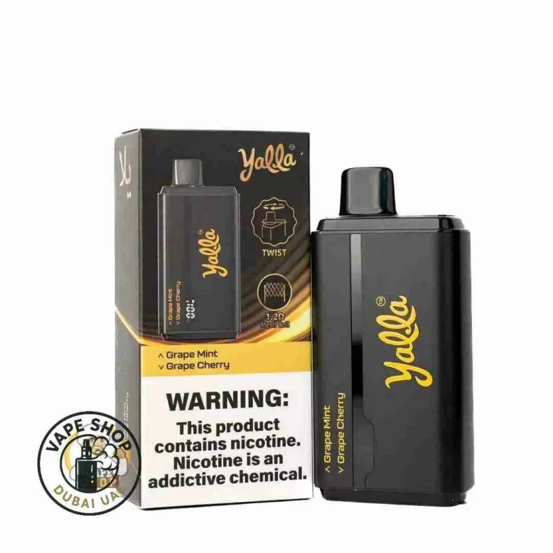 YALLA 24000 Puffs 50MG Nicotine Disposable Vape Buy in Dubai UAE - Image 3
